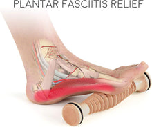 Load image into Gallery viewer, Wooden Foot Roller and Foot Star Massager Ball Bundle by Body Back | Plantar Fasciitis Relief - Body Back Company