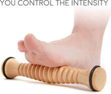 Load image into Gallery viewer, Wooden Foot Roller and Foot Star Massager Ball Bundle by Body Back | Plantar Fasciitis Relief - Body Back Company