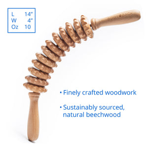 Wood Therapy Curved Roller - Body Back Company